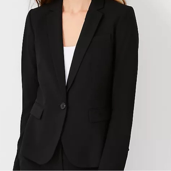 Size 6 NWOT Ann Taylor Blazer black - Picture 4 of 6